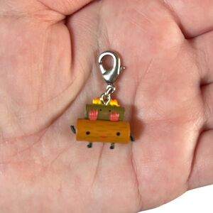 Aaron Meshon x Kidrobot Let’s Hang Zipper Pull Series Wood Logs Charm Kawaii